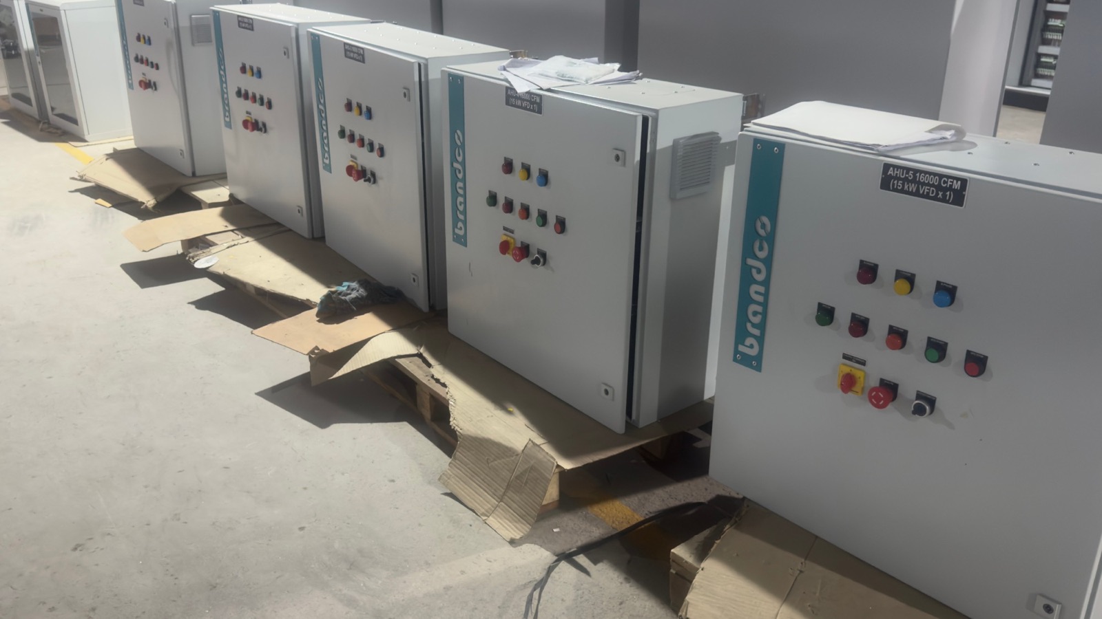 AHU VFD control panels