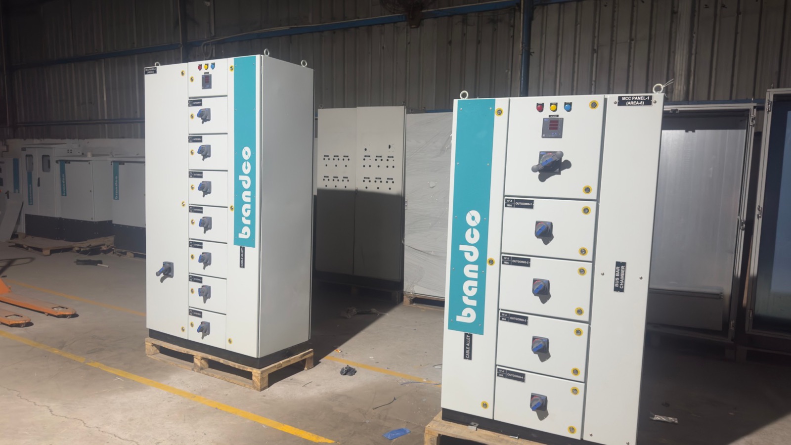 Brandco PCC and main LT panels